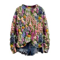 Moletom Wzdszle Christmas for Women Funny Plus Size Purple