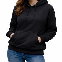 moleton blusa de frio feminino masculino adulto liso com capuz flanelado algodao