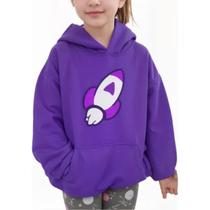 Moleton Infantil Katlen Foguete Emily Vick Blusa Frio Moda 2025