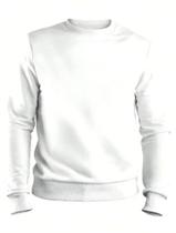 Moleton Liso Unissex Blusa De Friu Agasalho Algodão Moleton Liso Unissex Blusa De Friu Agasalho Algodão