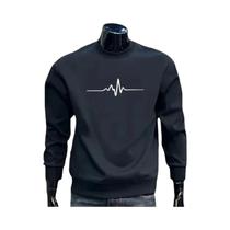 Moletons Masculinos De Outono E Inverno Com Estampa, Gola Redonda, Alta Qualidade, Casual,