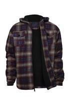 Moletons para homens Gary Com Flannel Xadrez de Lã Pesada