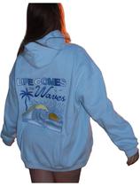 Moletons Yiulangde Y2k Palm Puff com estampa para mulheres e meninas