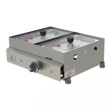 Molheira 2 Cubas Visor em Vidro á Gás PR-02G - Progás Molheira 2 Cubas Visor em Vidro á Gás PR-02G - Progás