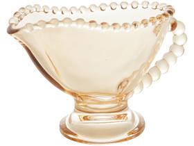 Molheira de Cristal Pearl Âmbar 13x7x9cm 140ml Elegância Sofisticada para sua Mesa Wolff Molheira de Cristal Pearl Âmbar 13x7x9cm 140ml Elegância Sofisticada para sua Mesa Wolff