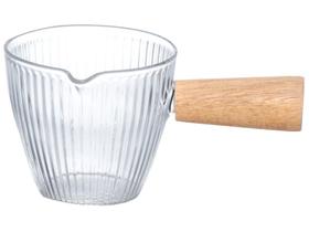 Molheira de Vidro e Madeira Redonda Hauskraft Graffiato Molheira de Vidro e Madeira Redonda Hauskraft Graffiato