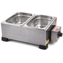 Molheira Derretedeira Inox 2 Cubas De 2,5Kg Dr.2.221 127V - Marchesoni
