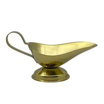 Molheira Dourada em Aço Inox 150ml Fineza Molheira Dourada em Aço Inox 150ml Fineza