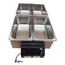 Molheira Elétrica Banho Maria Multi Uso 4 cubas de 2,5kg total 10kg