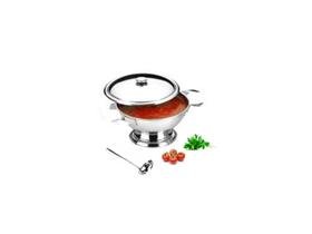 Molheira/Mini Sopeira Inox 600 Ml Com Conchinha - Art'Inox