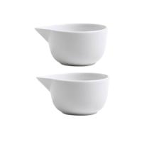 Molheira Porcelana Branca 80ml - Finger food - 2 Peças Molheira Porcelana Branca 80ml - Finger food - 2 Peças