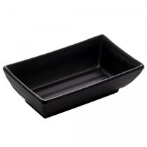 Molheira Pote Porta Shoyu Retangular de Melamina Tóquio 60ml Preto Lyor 10x6x3cm Molheira Pote Porta Shoyu Retangular de Melamina Tóquio 60ml Preto Lyor 10x6x3cm