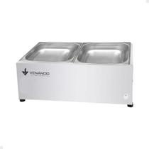 Molheira Salsicheira de 2 Cubas Elétrica M2E 220v Venâncio