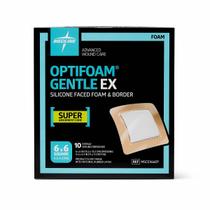 Molho adesivo Medline Optifoam Gentle EX 6x6cm (10 unidades)