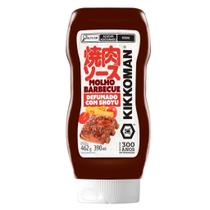 Molho barbecue defumado com shoyu KIKKOMAN 390ml 462g