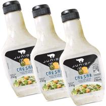 Molho Caesar Junior Queijo Parmesão 232g - 236ml - 3 UNIDADES