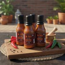 Molho Creme De Pimenta Artesanal Roça Defumado Kit C 4 Unida