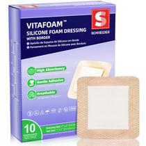 Molho de espuma de silicone VitaFoam 3 x 3 cm com borda x10