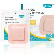 Molho de espuma Dimora Ultra Soft Silicone, pacote com 10 x 10 cm