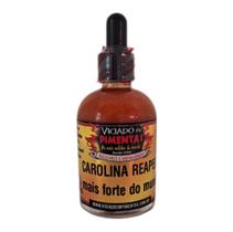 Molho De Pimenta Carolina Reaper Viciado em Pimentas 60 ml Sem Glúten Artesanal