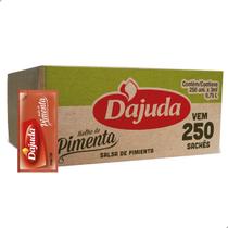 Molho de Pimenta Caseiro em Sachê Caixa Com 250 Unidades 3ml Sem Glutén