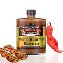Molho De Pimenta Gourmet Sabor Bacon - Vidro Whisky 100 Ml