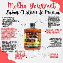 Molho De Pimenta Gourmet Sabor Chutney De Manga - Vidro 100 Ml