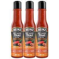 Molho de Pimenta Heinz Thai Sweet Chilli 80ml (3 unidades)