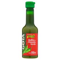 Molho de pimenta verde gota marata 150ml (kit c/ 12 un)