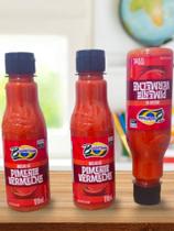 Molho de Pimenta Vermelha Brasileiríssimo Kit 03 Unidades de 170 ML