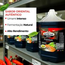 Molho de Soja Shoyu Premium Sabor Suave Mitsuwa Galão de 5L 1 Unidade