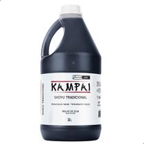Molho de Soja Shoyu Tradicional Kampai Galão 3,1 Litros 1 Unidade Uso Profissional
