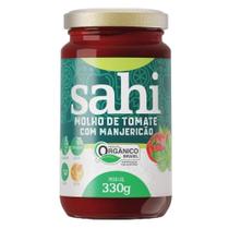 Molho De Tomate Com Manjericão Orgânico Sahi 330G Molho De Tomate Com Manjericão Orgânico Sahi 330G