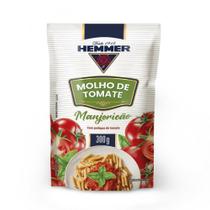 Molho de Tomate Hemmer Manjericão Sachê 300g - Embalagem com 24 Unidades
