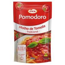 Molho de Tomate Pomodoro Tradicional Sachê 300g - Embalagem com 24 Unidades