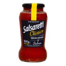Molho De Tomate Salsaretti Clássico Vidro 500g Molho De Tomate Salsaretti Clássico Vidro 500g