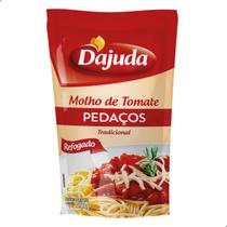 Molho de Tomate Tradicional D'ajuda Com Pedaços de Tomate Sachê 200g 1 Unidade
