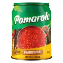 Molho de Tomate Tradicional Pomarola sem glúten em lata 340 g