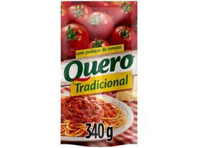 Molho de Tomate Tradicional Quero 340g Molho de Tomate Tradicional Quero 340g