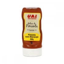 Molho Geleia de Pimenta Com Maracujá p carnes e queijos 260g - Uai Red Pepper Molho Geleia de Pimenta Com Maracujá p carnes e queijos 260g - Uai Red Pepper