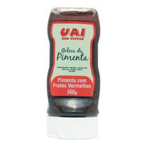 Molho Geleia de Pimenta Frutas Vermelhas 260g - Uai Pepper