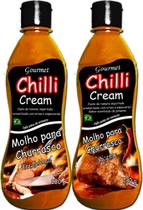 MOLHO GOURMET PARA CHURRASCO TRADICIONAL E PICANTE 230 g - COMBO 4 (10 Unidades por caixa)