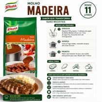 Molho Madeira Knorr 1,1Kg Rende 11 Litros