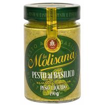 Molho Pesto Al Basilico La Molisana 190g Molho Pesto Al Basilico La Molisana 190g