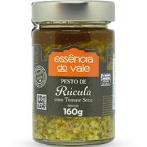 Molho Pesto de Rúcula com Tomate Seco 160g - Essência do Vale Molho Pesto de Rúcula com Tomate Seco 160g - Essência do Vale