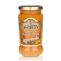 Molho Pesto de Tomate com Ricotta Filippo Berio 190g Molho Pesto de Tomate com Ricotta Filippo Berio 190g