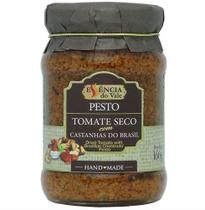 Molho Pesto de Tomate Seco e Castanhas 160g - Essência do Vale Molho Pesto de Tomate Seco e Castanhas 160g - Essência do Vale