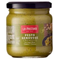 Molho Pesto Italiano Genovese Cremoso La Pastina Vidro 190g