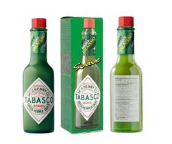 Molho Pimenta Tabasco Original Jalapeño Suave Verde Vidro 60ml- 3 Unidades