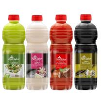 Molho Real Sabor 900ml Pimenta Alho Salada Shoyu Ltt Alimentos